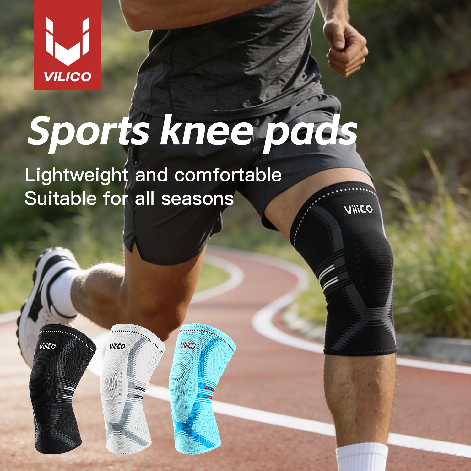 Compression Sleeve Calf - 1 Pezzo di Ginocchiera Compressiva per